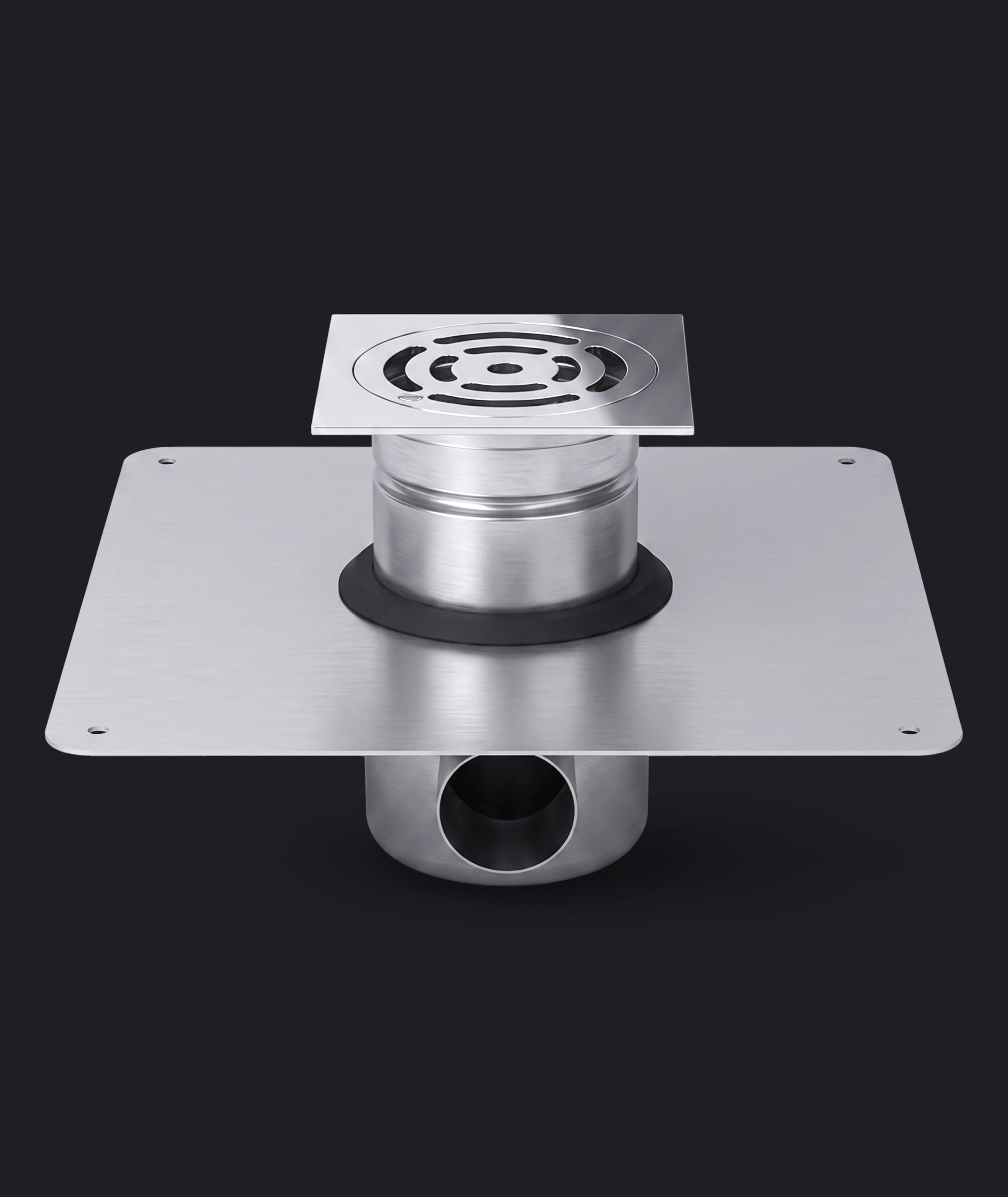 HB125HA Floor Drain - Adjustable - Horizontal Outlet
