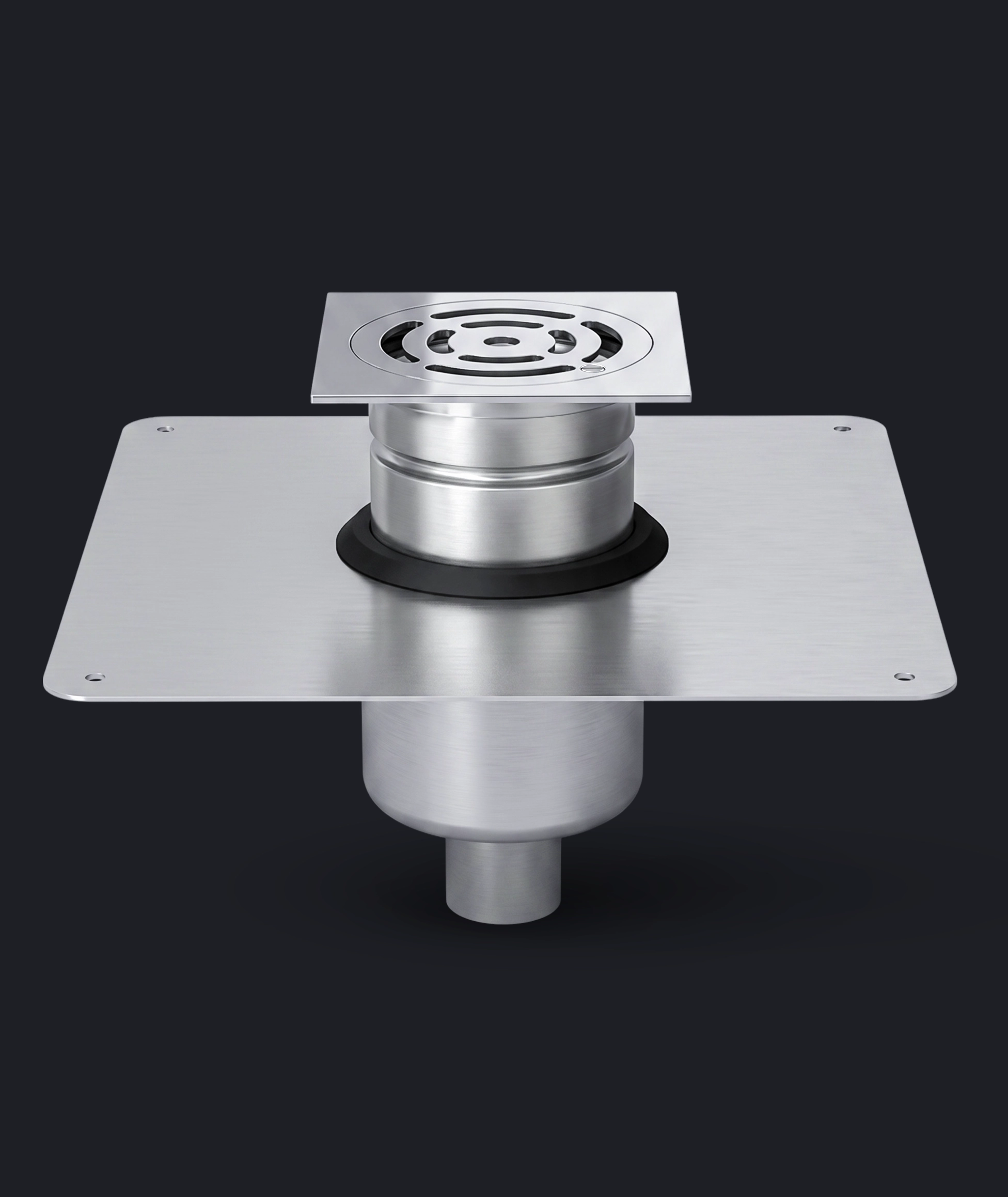 HB125VA Floor Drain - Adjustable - Vertical Outlet