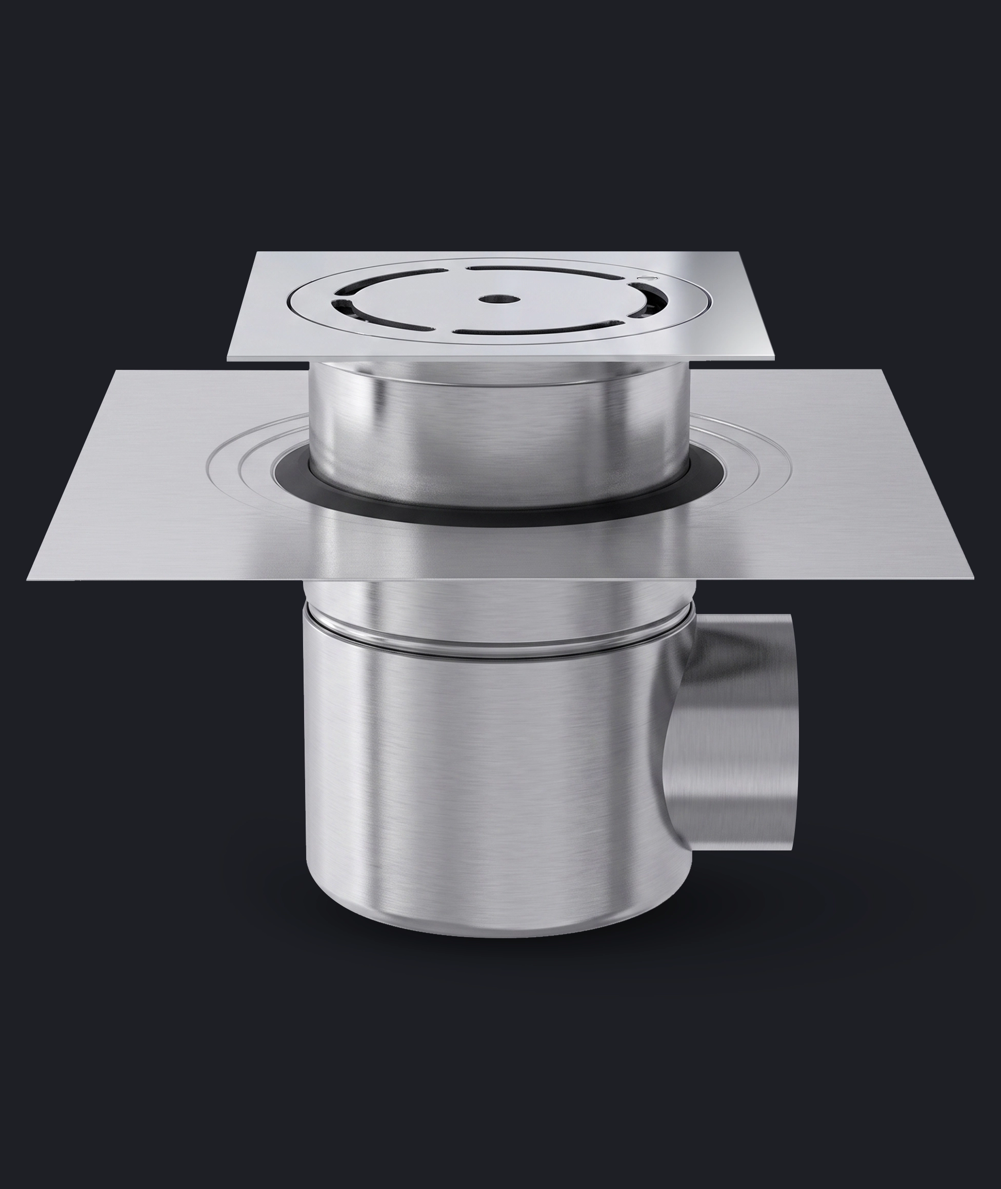 HB200HA Floor Drain - Adjustable - Horizontal Outlet
