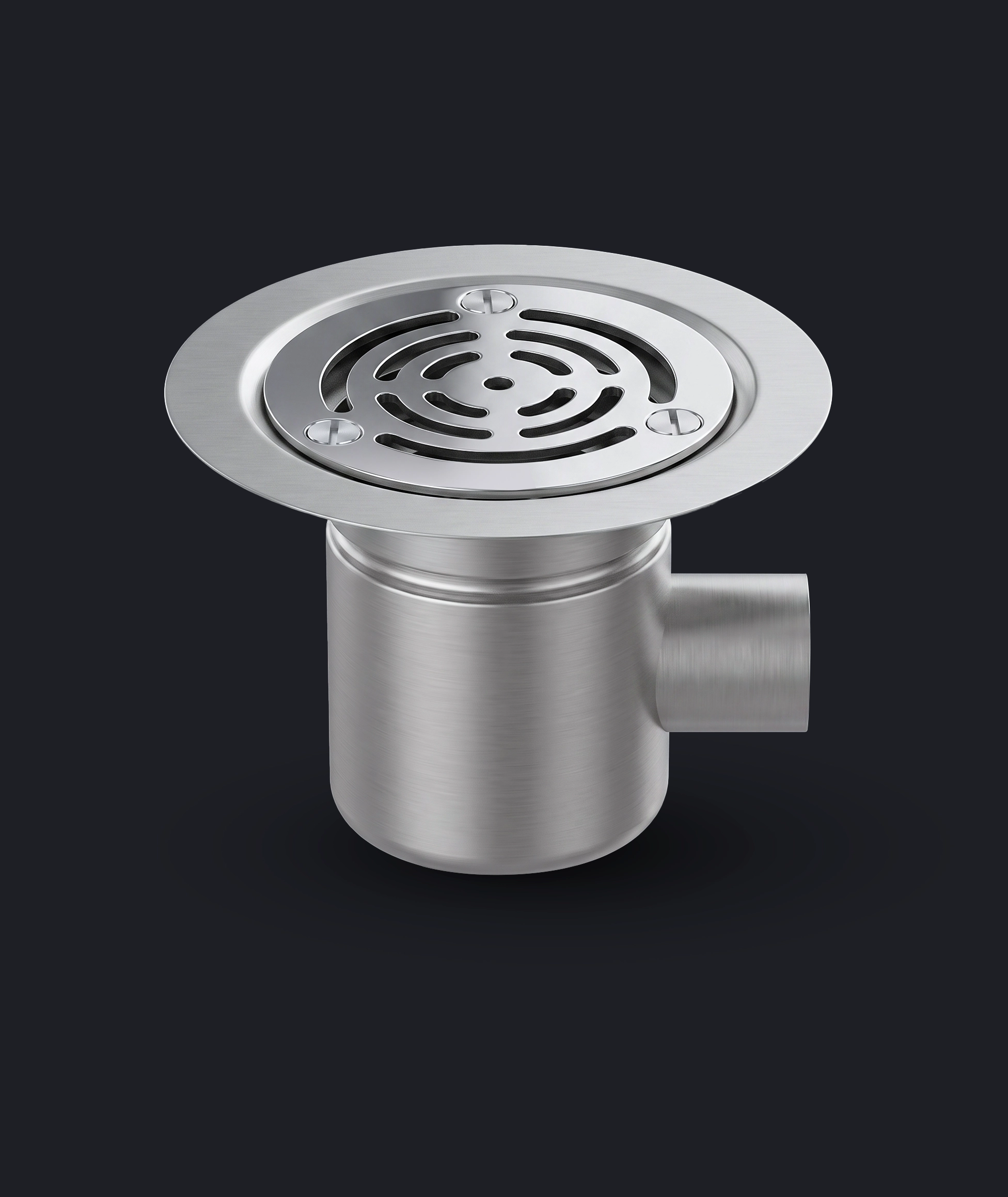 HBV125H Vinyl Floor Drain - Horizontal Outlet