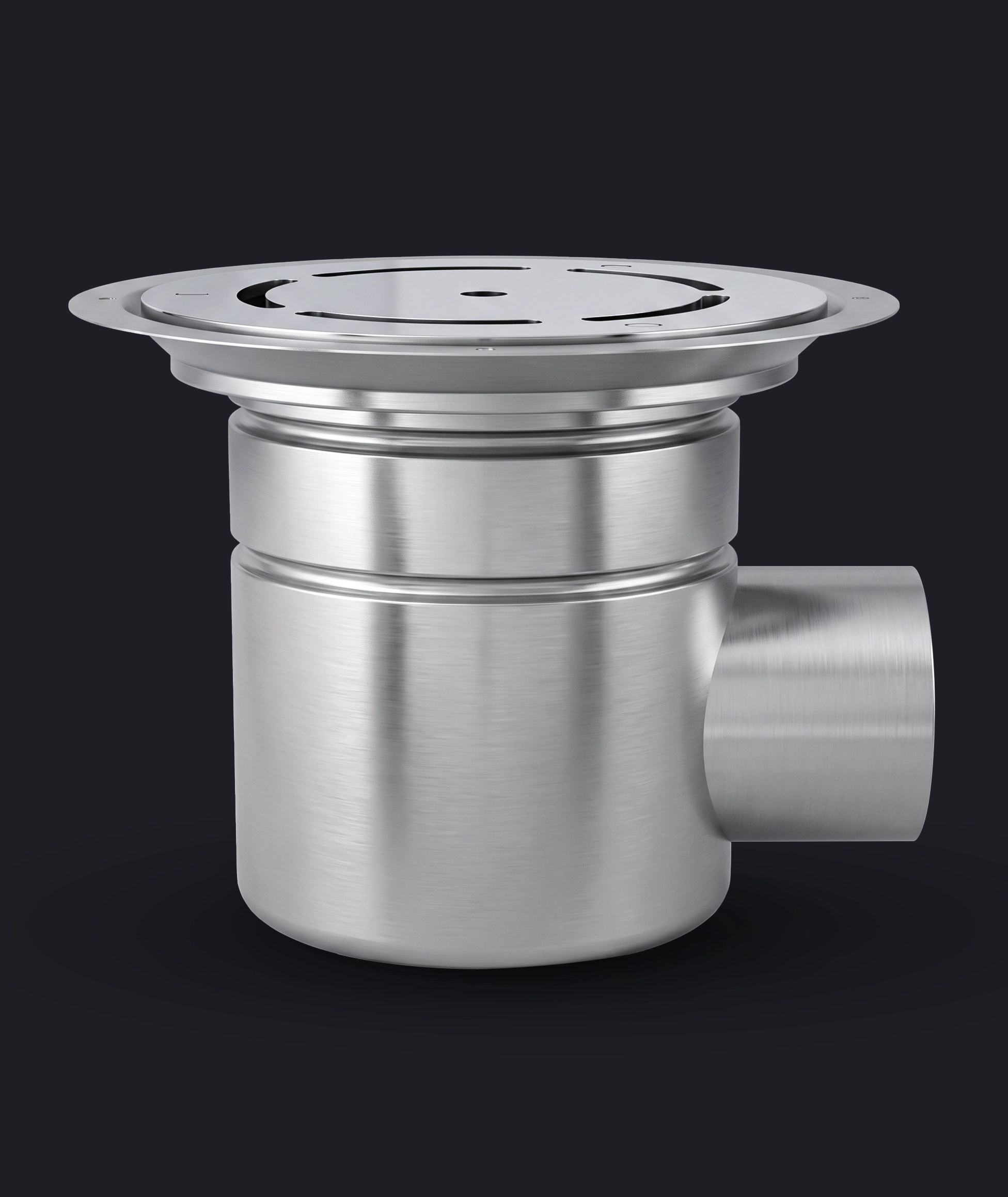 HBV200H Vinyl Floor Drain - Horizontal Outlet