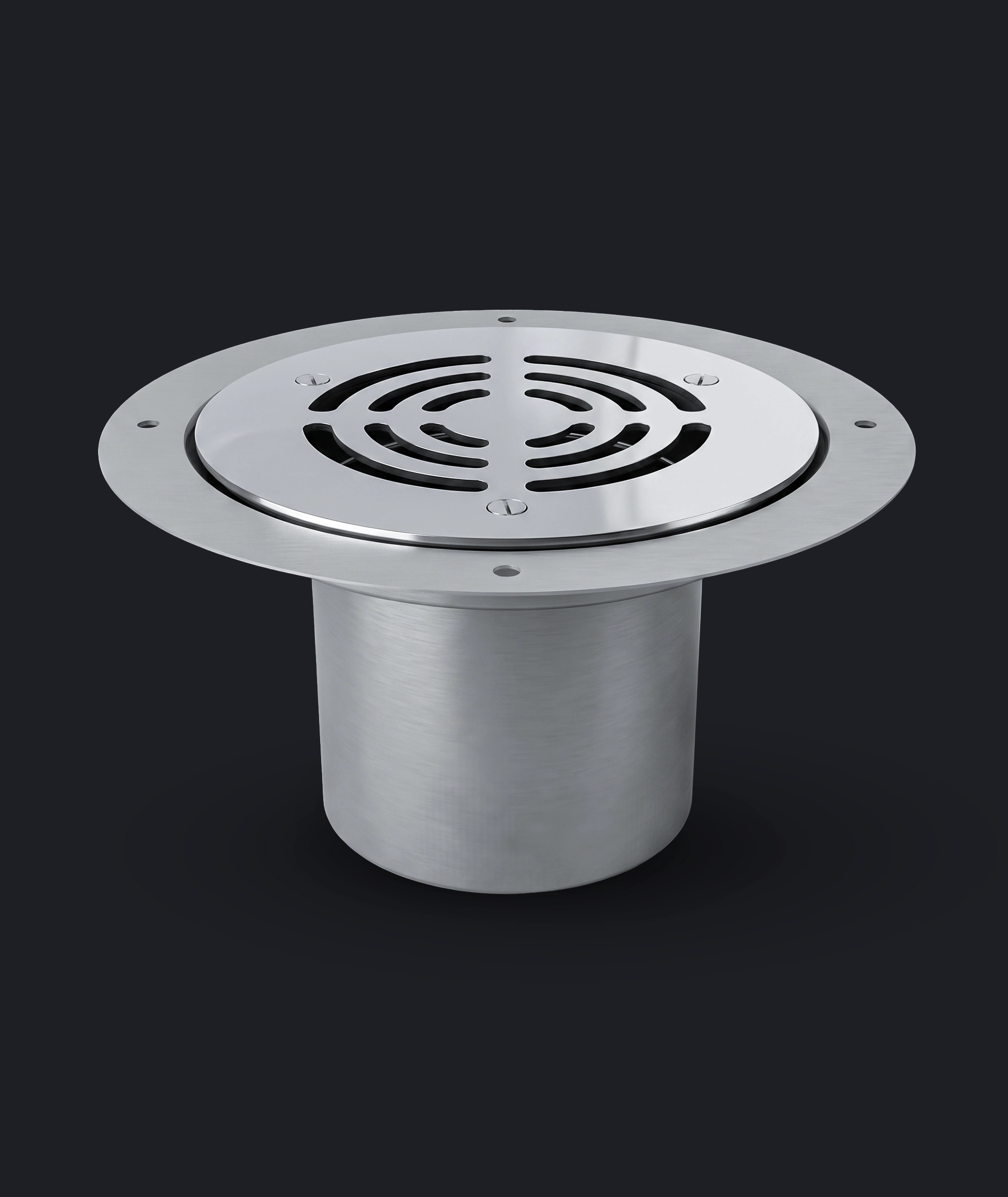 HBV100V Vinyl Floor Drain - Vertical Outlet